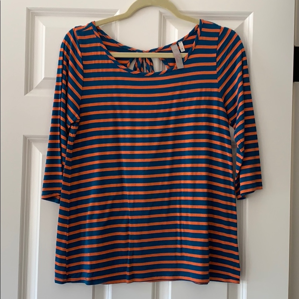 Mayan Striped 3/4 Sleeve Shirt